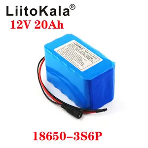 LiitoKala 12v 20Ah lithium battery 20ah high current large capacity 20000mAh xenon lamp motor mobile backup battery