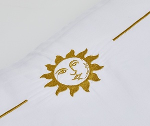 High Quality Hotel <b>White</b> 100% Cotton Pillowcase Embroidery <b>Pillow</b> <b>Case</b> Cover - Product Image 4