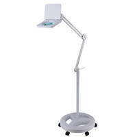 Folding Table Desk Swing Arm Magnifying Glasses Dental and Surgical Lamp Magnifying Glass Lamp with Stamp for Beauty Salon