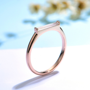 Bagues en or jaune 14 carats avec améthyste naturelle et alexandrite pour femmes, bague de fiançailles personnalisée en moissanite - Product Image 2