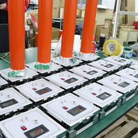 Compteur numérique de tension haute tension AC/DC 150 kV - Testeur de diviseur de tension haute tension avec écran LCD 4,5 chiffres, True RMS et résolution de 0,001 kV