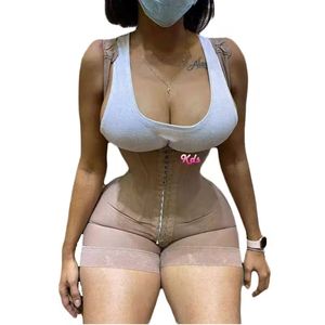 Women's Bodysuit Body Shaper XL to XXXL Waist Trainer Corset Button Decoration Slimming <b>Butt</b> Lifter Modeling Corset - Product Image 2