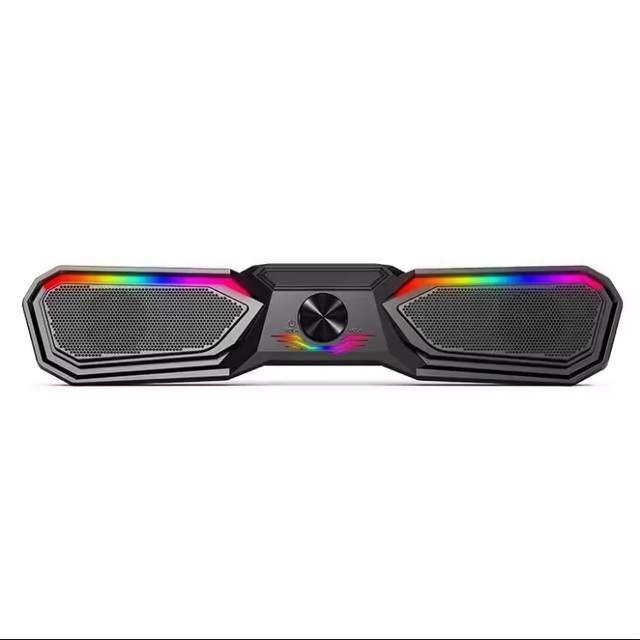 Home Multimedia RGB Light Smart Wireless for TV With Led Colorful Flashing Lighting Desktop BT5.0 Gaming Speaker