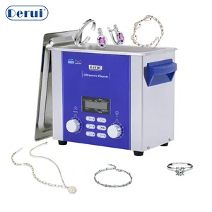 Nettoyeur à ultrasons domestique Machine pour pièces de prothèse dentaire Bijoux Lunettes Instruments dentaires Anneaux Diamant