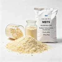 Accélérateur de caoutchouc DM MBTS CAS 120-78-5 2,2'-Dithiobis(benzothiazole) pour l'industrie du caoutchouc