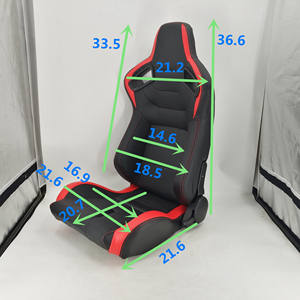 Ming Ao personalizable PVC cuero Racing Suede Sport Car Seat más nuevo ajustable Universal Gaming Seat de color personalizable - Product Image 2