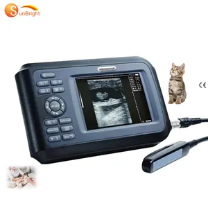 Sun-808F handheld boa qualidade profissional vet use best selling 5.6 polegada 2D completa digital máquina de ultrassom médico