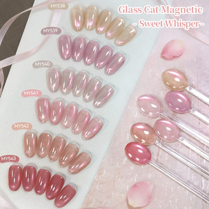 BORN PRETTY Vernis Gel Magnétique Rose Transparent Effet Œil de Chat Qualité Salon, Fournitures de Vernis à Ongles Gel Scintillant Effet Œil de Chat pour Créer Votre Propre Marque - Product Image 2