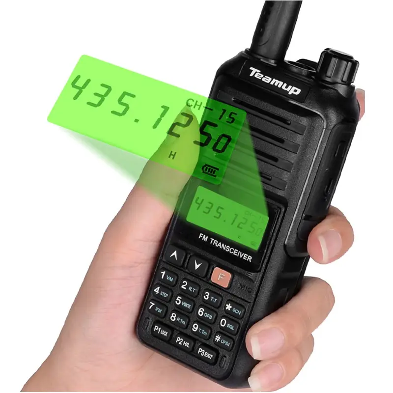Teamup SECURE CALL 10W 3800mAh handy walkie talkie Teamup TK12 good quality ham two way radio interphone