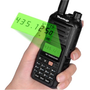 Teamup TK12 tiện dụng di động 10W 3800mAh an toàn cuộc gọi Walkie Talkie chất lượng kỹ thuật số hai chiều đài phát thanh <span class=keywords><strong>Interphone</strong></span> tốt cho ham - Product Image 1