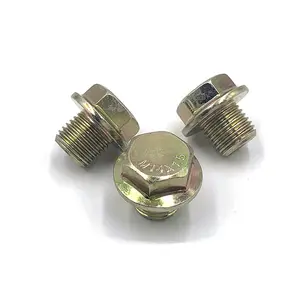 Auto Universele Olie Pan Afvoer Schroef M14 Stalen Magnetische Ontlading Plug Voor Olie Pan Schroef