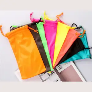 New Colorful Sunglasses Bag Drawstring Pouch Myopia Glasses Case Soft Eyeglasses Pocket Spectacles Cloth Bag Eyewear Accessories