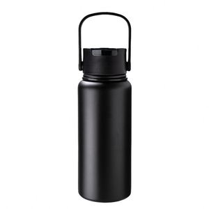 Bouteille d'eau isotherme portable en acier inoxydable de 1 L, gravée avec logo personnalisé, idéale pour les événements de course et de marche – Meilleure vente - Product Image 1