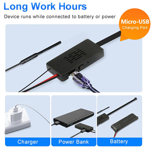 Mini Cámara IP WiFi HD 1080P, Tiuya, Detección de Movimiento, Visualización Remota, P2P, Micro Videocámara Inalámbrica, Grabación en Bucle, con Batería - Product Image 2