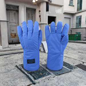 Cold Cryogenic Waterproof Safety <b>Gloves</b> with <b>Warm</b> Cotton Lining Anti-Liquid Nitrogen & Dry Ice Resistance for <b>Working</b> & Storage - Product Image 2