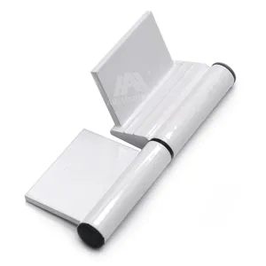 Aluminum window hinge white color powder coating 180 degree flag door hinge