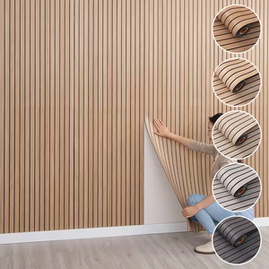 MOI Carta da Parati 3D Autoadesiva in PVC Effetto Legno, <span class=keywords><strong>Adesivo</strong></span> <span class=keywords><strong>Murale</strong></span> Resistente all'Umidità per Decorazione di Palestre e Hotel - Product Image 1