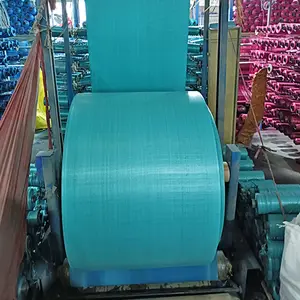 Chine Fournisseur 55cm Largeur Polypropylène Pp Tissu Tubulaire Tissé Pour Sac
