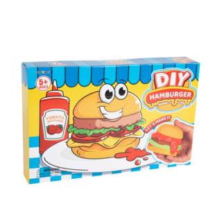 DIY Delicious Restaurant Burger Diy Slime Making <b>Kit</b> Kids Educational Toys Oily Mud - Product Image 4