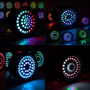 Lampe LED à Effet de Motif Lune pour Scène, Danse, Fond de Scène, Utilisation KTV, Petite Lampe Flash Colorée en Forme d'Airship avec DC12V et Indice de Protection IP - Product Image 2
