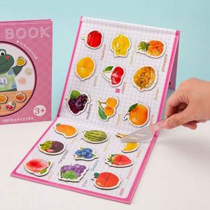Regalo de Cumpleaños Perfecto para Niños, Libro de Rompecabezas Magnético de Frutas para el Aprendizaje de los Pequeños - Product Image 5
