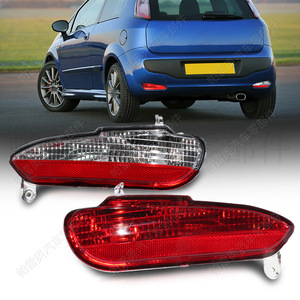 Réflecteur de pare-chocs arrière Fiat Punto Evo, feu stop, clignotant, 2009-2012, côté droit et gauche, halogène, ABS, neuf - Product Image 1