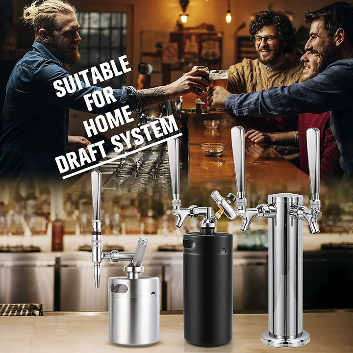 Rubinetto Per Birra PERA - Dispenser Per Barile Da Birra, Cromato, Per Homebrew - Foto 4