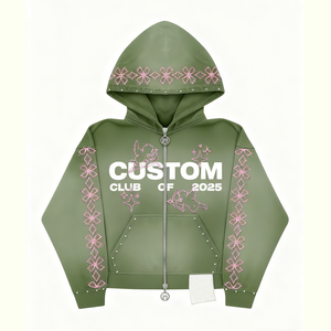 Huili ชุดวอร์มสองชิ้นสำหรับผู้ชายซักได้ระบายลายปักโลโก้ - Product Image 2