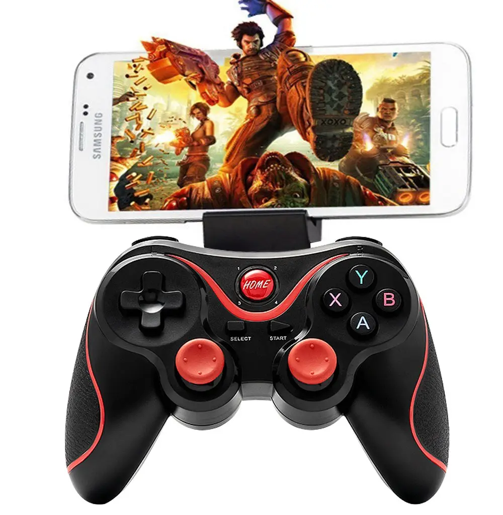 Hot Sell BT Wireless Joystick T3 X3 Mobile Game Gamepad controller for Android Smartphone, Tablet PC, TV Set