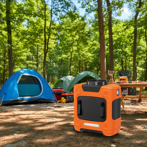 Ventilateur portable à clipser pour la taille, moteur DC 5W, fonctionne sur batterie, idéal pour le camping, les voyages, l'agriculture et les chantiers - Product Image 2