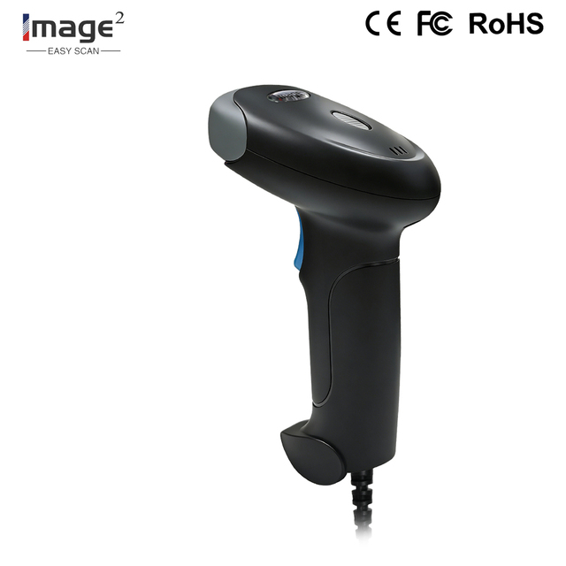 HC-710 Handheld Barcode Scanner USB Wired Supports 1D/2D Scanning CMOS Sensor 500 Scans/Sec-in Stock for Stores Supermarkets