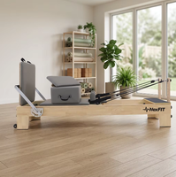 Kit de Pilates Reformer certifié CE en bois d'acacia équilibré de qualité supérieure – Équipement d'exercice