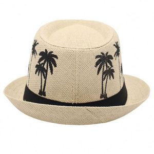 Chapeau Fedora en papier unisexe tendance avec protection UPF pour les voyages quotidiens et les activités de plein air - Product Image 6