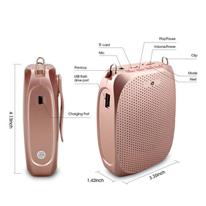 Amplificateur vocal <span class=keywords><strong>portable</strong></span> ZOWEETEK 10W Amplificateur personnel avec microphone filaire Mini amplificateur vocal pour l'enseignement/la salle de classe - Product Image 3