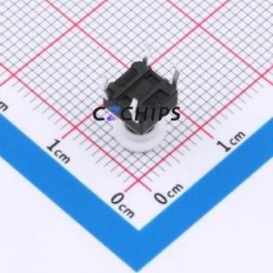 TSA06131-090B332CA-003E Tactile <b>Switch</b> Through hole-4P,6.1x6.1mm <b>Switch</b> Single Pole Single Throw Round Button 1.8N 6.1mm - Product Image 2