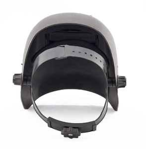 Máscara <span class=keywords><strong>de</strong></span> soldadura montada en la cabeza <span class=keywords><strong>de</strong></span> construcción Industrial <span class=keywords><strong>de</strong></span> alta calidad <span class=keywords><strong>de</strong></span> plástico PP fresco casco protector facial barato PPE con vidrio grande - Product Image 5