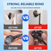 Pegamento Nianlida de 50 ml para Reparación de Carcasas Electrónicas, Transparente, Flexible, Fuerte Adhesión, para Reparar Conectores de Auriculares y Cascos, Bajo Olor