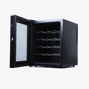 20 bottiglie In armadio <span class=keywords><strong>frigo</strong></span> per vino 48L vetro compressore porta In acciaio inox elettrico indipendente per uso esterno & RV - Product Image 3