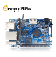 Orange Pi PC Plus, ordinateur monocarte, 1 Go de RAM, 8 Go EMMC, Allwinner H3 Quad-core, 4K WiFi, certifié CE/FCC, Android 4.4, Ubuntu, Debian
