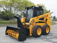 Mini-chargeuse compacte chenillée China SSL70B, poids opérationnel 2,9 tonnes, norme d'émission Euro II, multi-attaches pour travaux agricoles légers