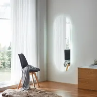 제조 업체 추천 현대 홈 호텔 frameless 디자인 LED 빛 스마트 욕실 거울