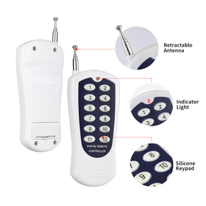 Dc 12V 48V 6CH không dây <span class=keywords><strong>RF</strong></span> điều khiển từ xa Receiver chuyển tầm xa 433Mhz Transmitter LED Đèn ánh sáng động cơ phổ sử dụng - Product Image 4