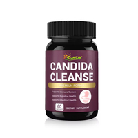 Capsules Probiotiques Nettoyantes OEM/ODM pour Candida, à base d'Herbes Naturelles, Soutien Digestif Intestinal, Détox Santé du Côlon, Capsules Nettoyantes Candida
