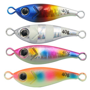 T23 3D baskı 40g tuzlu parlayan yavaş Pitch Jigs yapay Lures jig cazibesi olta iğnesi - Product Image 1