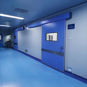 Chất lượng cao Tự động kín cửa trượt cho bệnh viện phòng điều hành thiết kế hiện đại vật liệu thép nhà máy bán buôn - Product Image 5