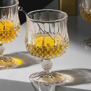 Calice di diamante personalizzabile-calice di vino <span class=keywords><strong>rosso</strong></span> <span class=keywords><strong>calici</strong></span> di vino <span class=keywords><strong>rosso</strong></span>-190ml di cristallo di fabbrica calice a forma di diamante - Product Image 1