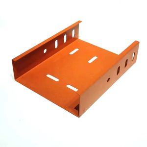 Goulotte de câblage en acier ventilée/perforée en U personnalisable, finition peinture anti-corrosion pour usage industriel/chantier - Product Image 3