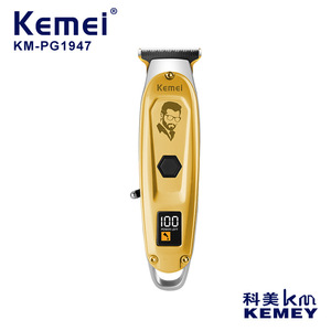 Tondeuses à cheveux électriques Kemei, corps en métal, affichage numérique, chargement USB, pour hommes et animaux domestiques - Product Image 4