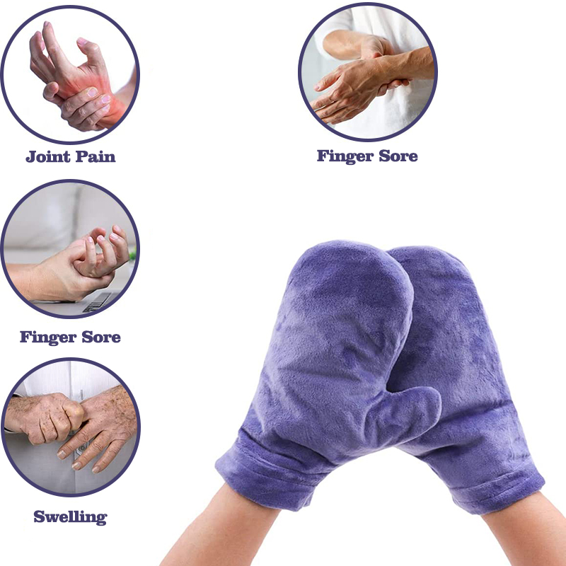custom hot and cold therapy pain relieving gloves hand gel ice pack glove