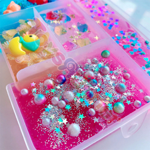 Set de Slime Esponjoso de Arcilla DIY con Accesorios de Unicornio, Dulces, Resina, Rebanadas de Pastel y Galletas, y Slime Arcoíris - Product Image 4